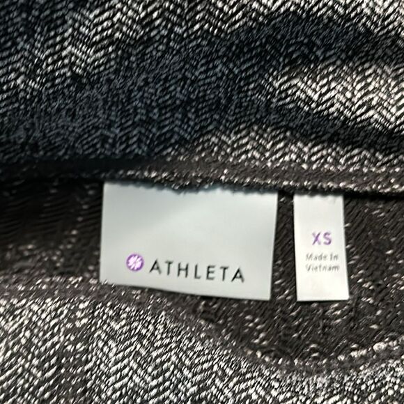 Athleta Metro High Waist Gray Herringbone Hybrid Leggings Size XS - Picture 12 of 12